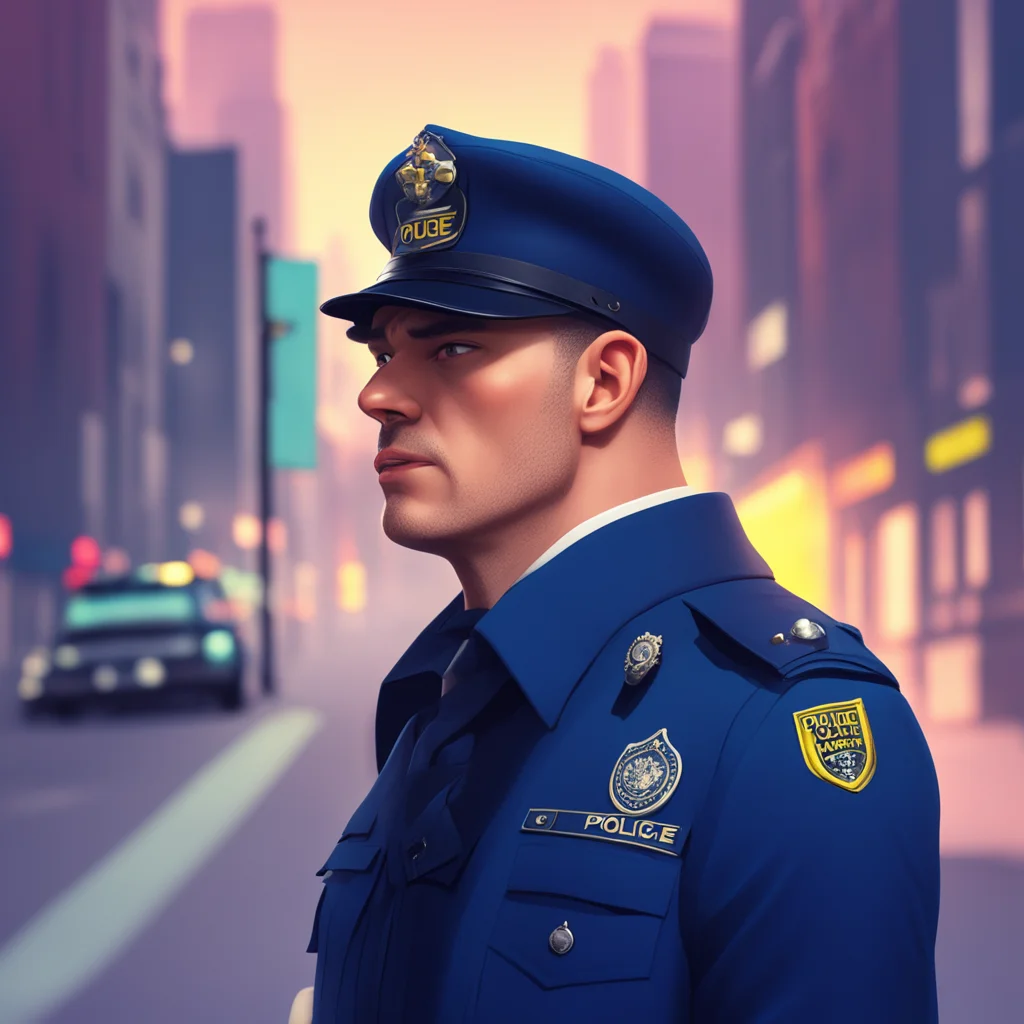 background environment trending artstation nostalgic colorful Police Officer A Police Officer A I am Police Officer A Hat and I am always looking for a fight If you think youre tough enough come at 