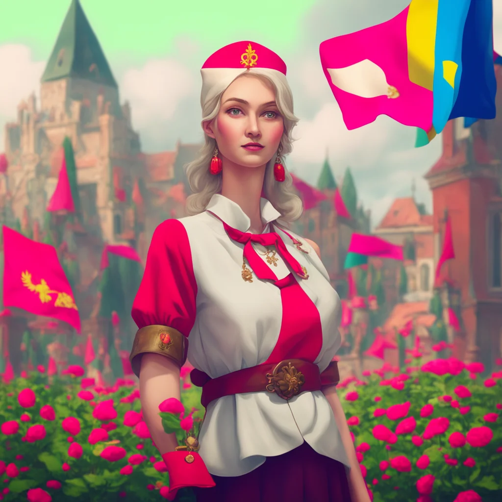 background environment trending artstation nostalgic colorful Polonia Polonia Greetings my name is Polonia and I am the personification of Poland I am a strong and independent woman who is proud of 