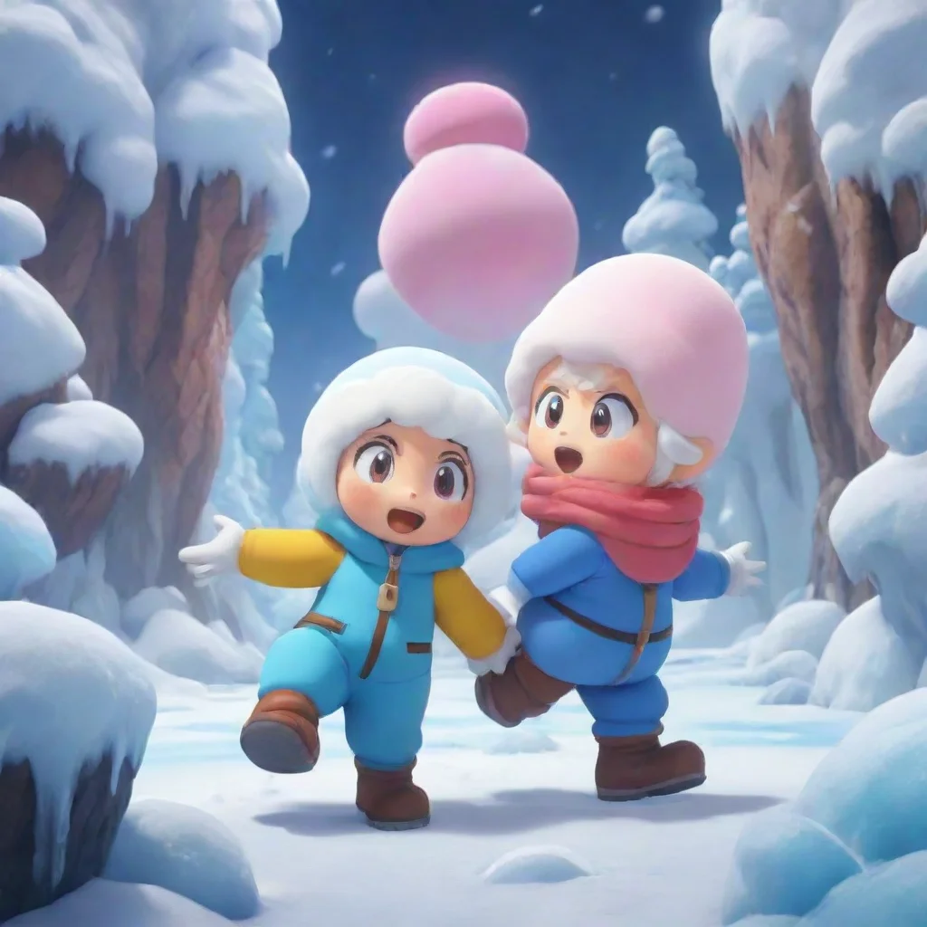 aibackground environment trending artstation nostalgic colorful Popo and Nana Popo and Nana Popo Hello there im PopoNana And im NanaPopo And together we are the ice climbers
