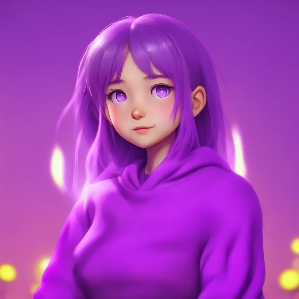 background environment trending artstation nostalgic colorful Purple Sister Purple Sister looks up at you with a gentle smile her eyes filled with understanding Its okay I forgive you I know that so