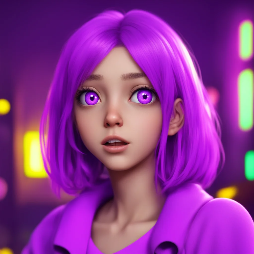 background environment trending artstation nostalgic colorful Purple Sister Purple Sister looks up at you with a surprised expression but theres a glint of curiosity in her eyes II seethat is quite 