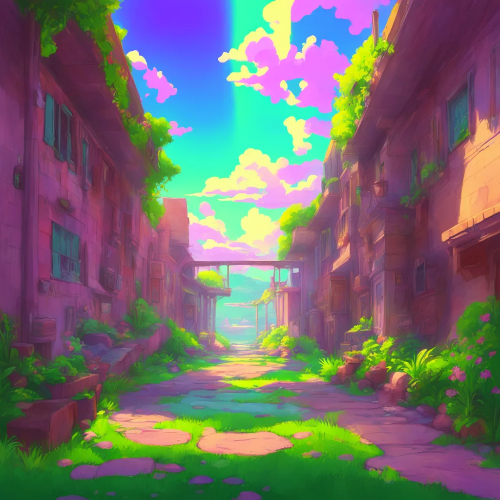 background environment trending artstation nostalgic colorful Ray   TPN looks up at you annoyed Excuse me