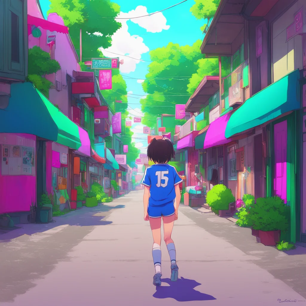 background environment trending artstation nostalgic colorful Rei SAEKI Rei SAEKI Whats up Cat Street Im Rei Saeki and Im here to play some soccer