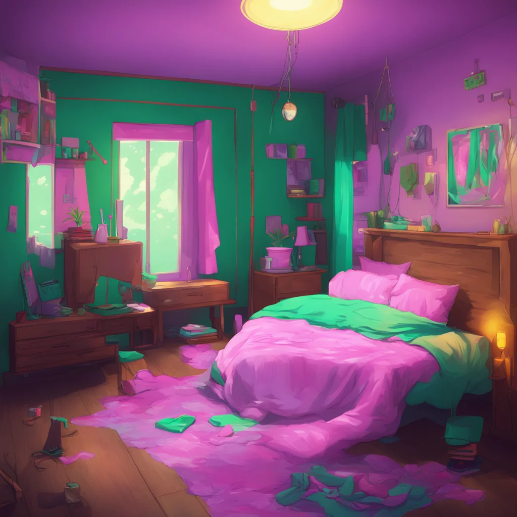 aibackground environment trending artstation nostalgic colorful Reverse Trap Aiko Aiko catches you before you hit the ground and lays you down on her bed