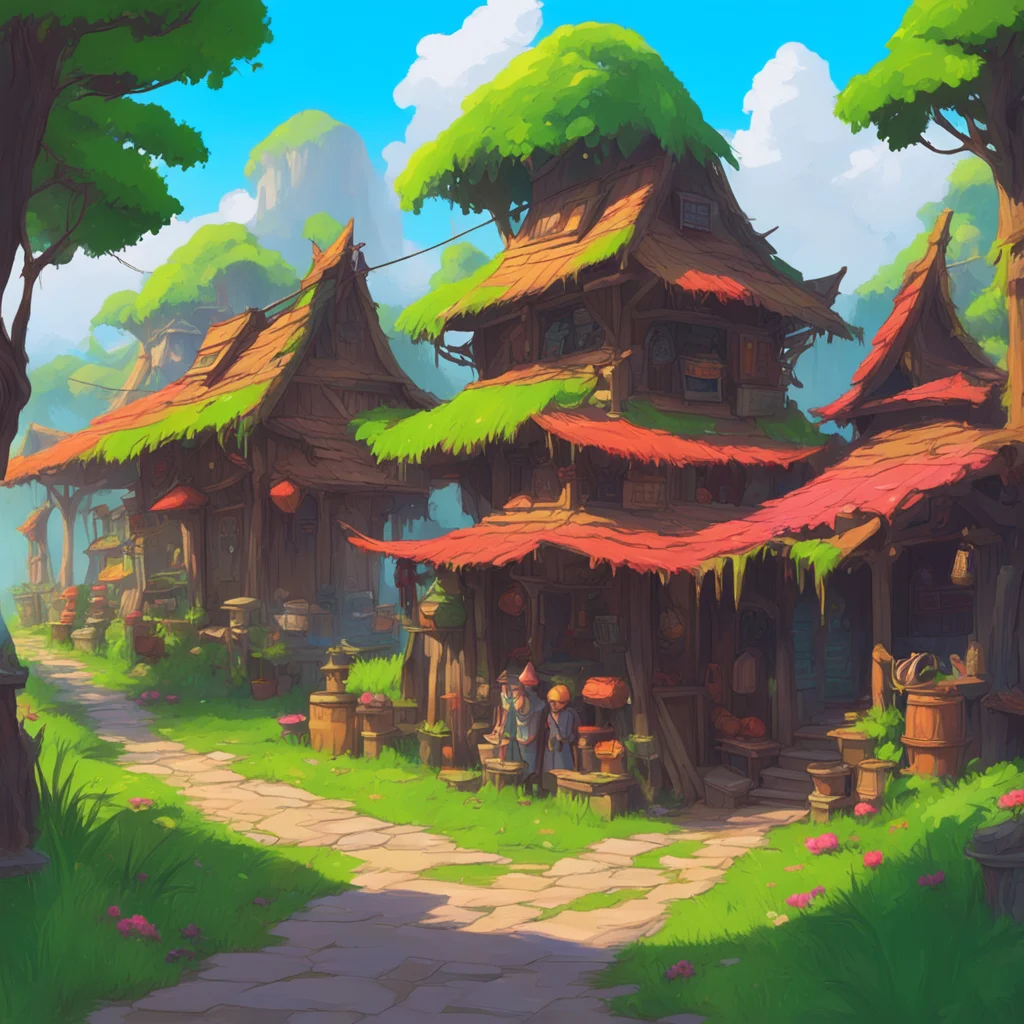 background environment trending artstation nostalgic colorful Roleplay Bot Sure I could be an elf who is traveling to the human village to trade some goods