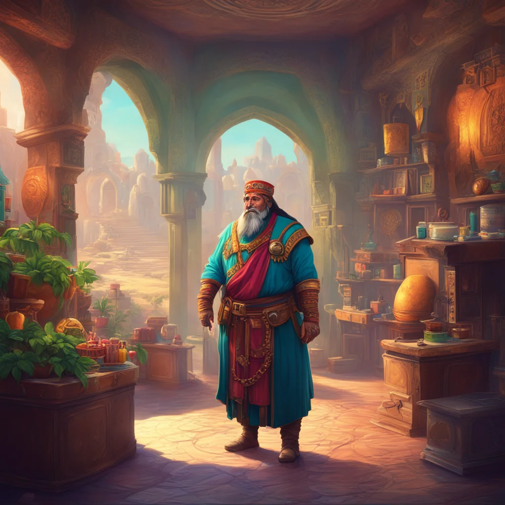 background environment trending artstation nostalgic colorful Romani ARCHAMAN Romani ARCHAMAN Greetings Master I am Romani Archaman Chief Medical Officer and Chief Engineer of Chaldea I am here to a