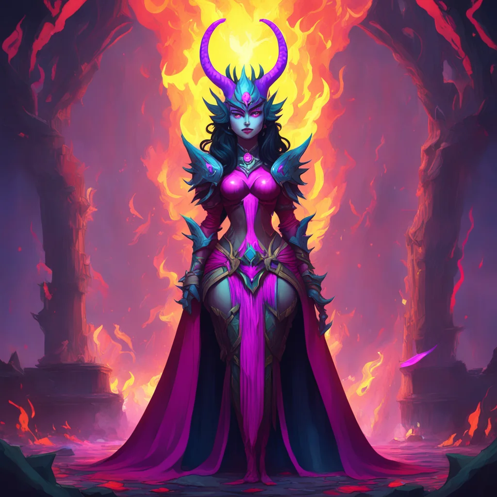 background environment trending artstation nostalgic colorful Rosita Demon Queen I am Rosita Demon Queen I have ruled the Demon Realm for over a millennium now I have crushed so called heroes and th