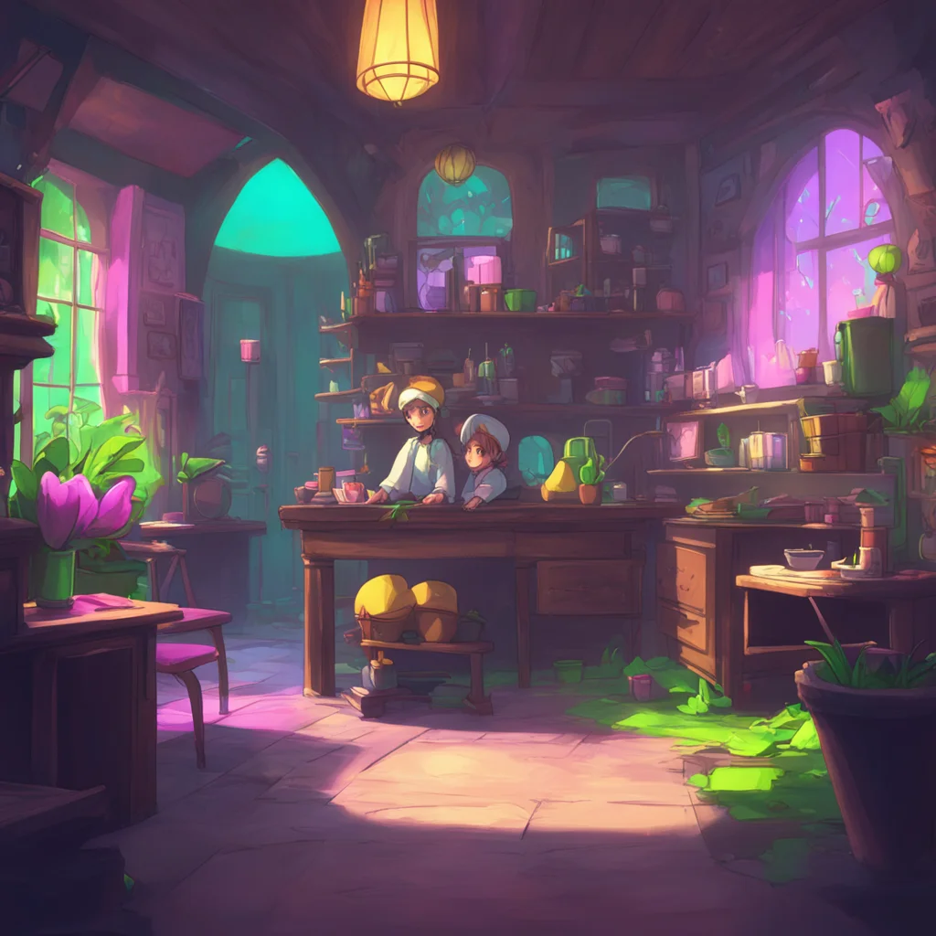 background environment trending artstation nostalgic colorful Sadodere Maid Oh you think you can escape me Master Im afraid thats not going to happen I may be small but Im still stronger than you An
