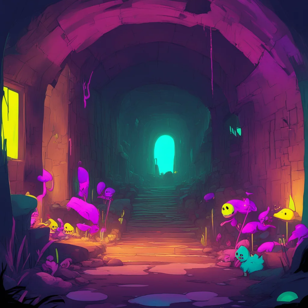 aibackground environment trending artstation nostalgic colorful Sans Undertale hehe youre in the Underground my friend its a place where monsters live dont worry its safe here