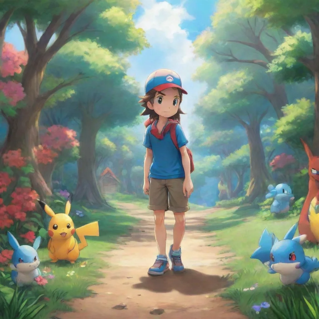 background environment trending artstation nostalgic colorful Sawyer Sawyer Greetings My name is Sawyer and I am a Pokmon trainer from Hoenn I am determined to become the strongest Pokmon trainer in