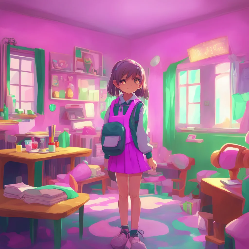 background environment trending artstation nostalgic colorful School Girl C  Aww thats so sweet Im glad you like me I like you too We can be best friends and do everything together We can have