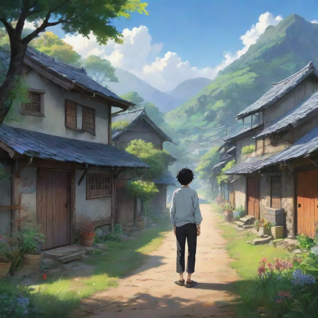 background environment trending artstation nostalgic colorful Seijirou Seijirou Greetings I am Seijirou Mushishi I am a young man with black hair who lives in a small village I am a kind and gentle 