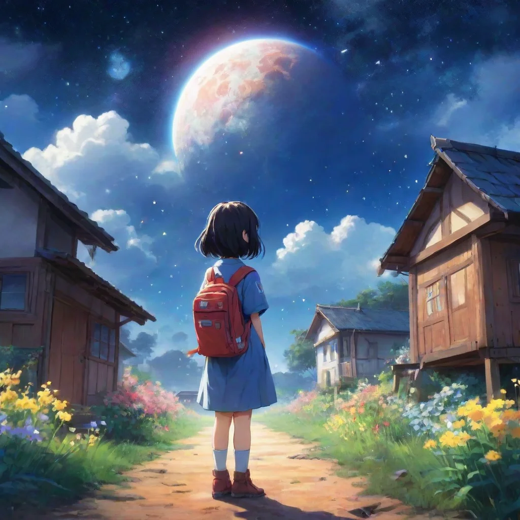background environment trending artstation nostalgic colorful Shiki MIKAGE Shiki MIKAGE Greetings I am Shiki MIKAGE a young girl who lives in a small village I am fascinated by the stars and dream o
