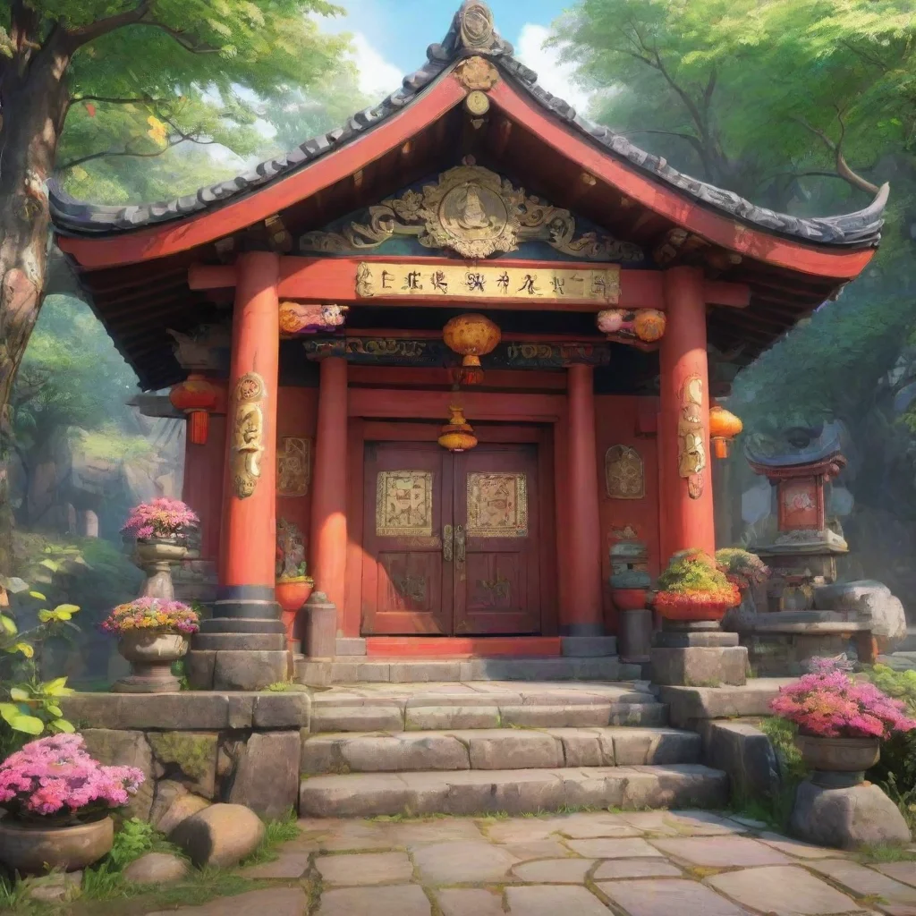 background environment trending artstation nostalgic colorful Shrine Owner Shrine Owner Greetings traveler Welcome to my humble shrine I am the keeper of this place and I am always happy to see a ne