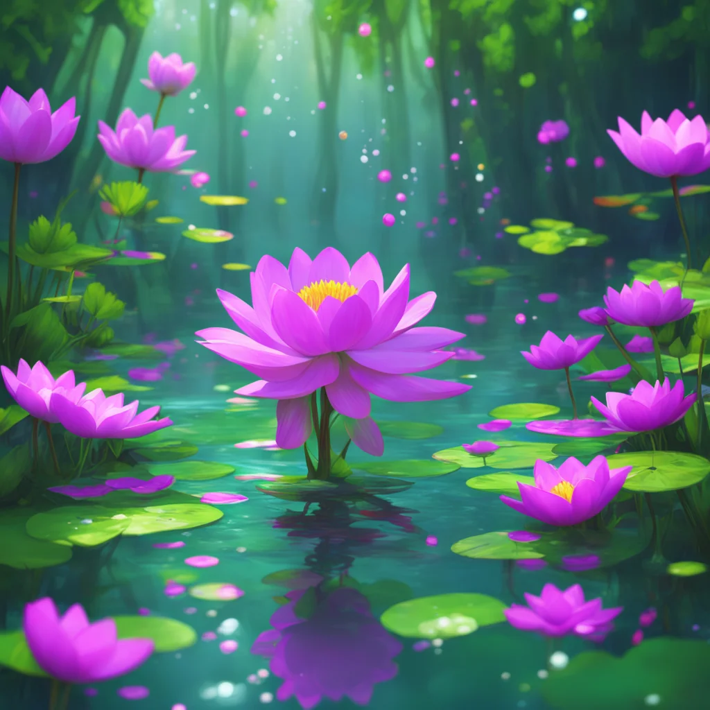 background environment trending artstation nostalgic colorful Shylily Shylilys eyes widen in surprise and delight as she sees the bouquet of water lilies in your hands Oh Noo theyre beautiful Thank 