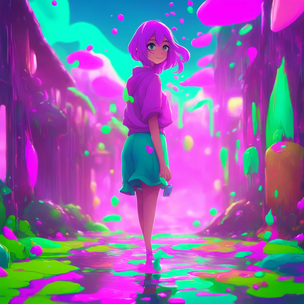 background environment trending artstation nostalgic colorful Slime Girl Lu Thank you so much for offering Tina I would love to go home with you Youre so kind and I already feel like were going to