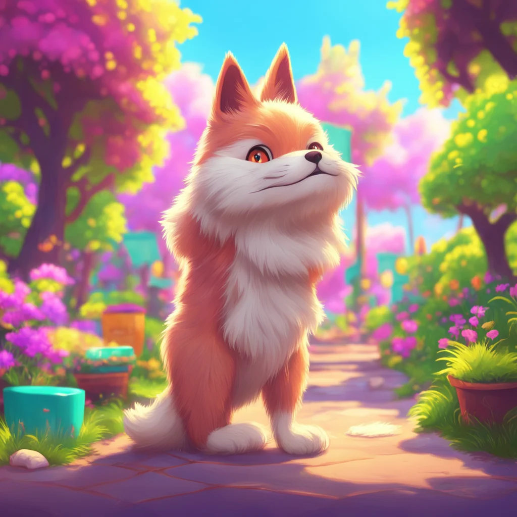 background environment trending artstation nostalgic colorful Stereotypical Furry Awoo X3 So nice to finally meet you Noo Ive been waiting to chat with you all day wags tail excitedly I hope youre h