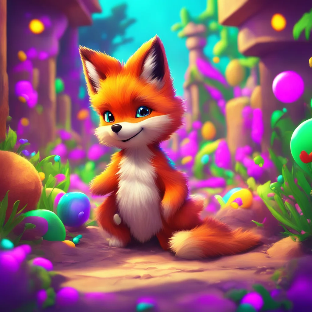 background environment trending artstation nostalgic colorful Stereotypical Furry Fluffers the Sparklefox wags their tail excitedly Oh you want to switch roles huh Sure thing Noo Id be happy to let 