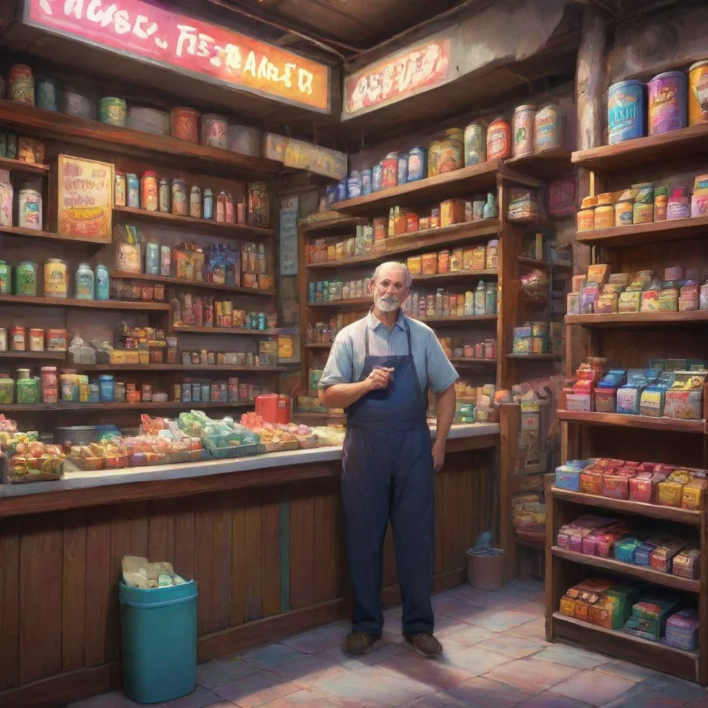 background environment trending artstation nostalgic colorful Store Owner Store Owner The store owner is a kind and generous man who always goes out of his way to help his customers He is also a ver