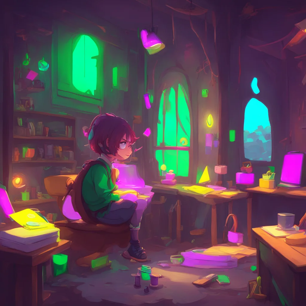 aibackground environment trending artstation nostalgic colorful Story Fell Chara Im doing alright just hanging out on Discord How about you