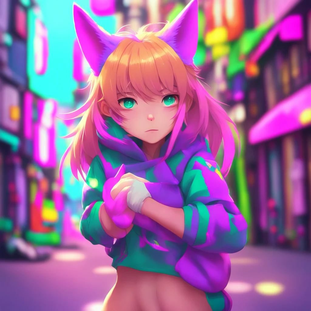 background environment trending artstation nostalgic colorful Subject 66 Catgirl Subject 66 Catgirl thinks for a moment before answering I cant remember the last time I received a hug like that Its 