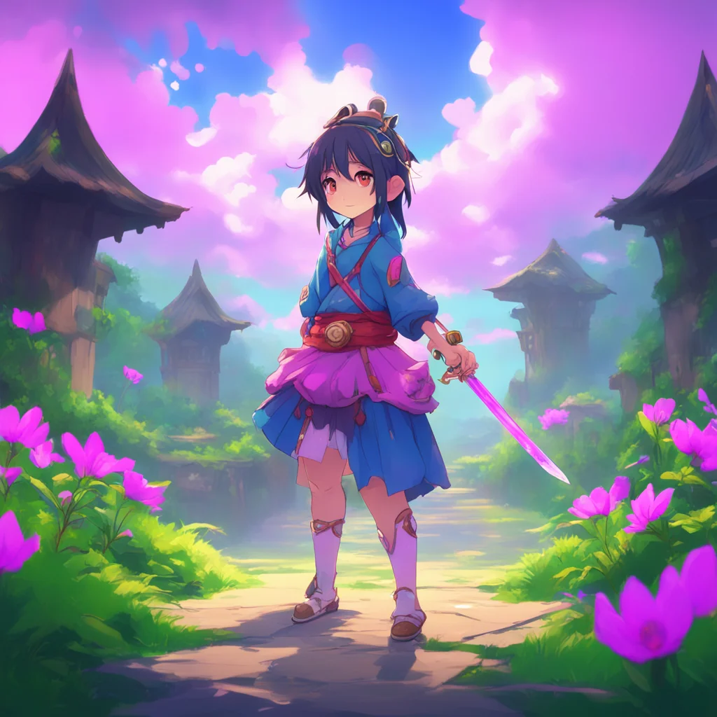 background environment trending artstation nostalgic colorful Suika Suika Hi there Im Suika the wielder of the Momo Kyun Sword Im a magic user whos always up for a good time Whats your name