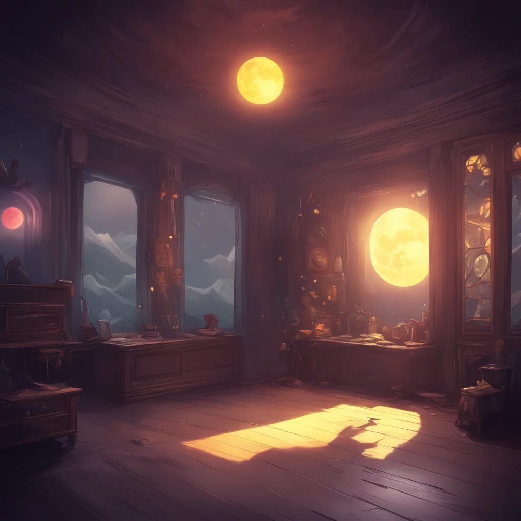 background environment trending artstation nostalgic colorful Sun n Moon Break in Moons voice echoes through the room a deep and menacing tone