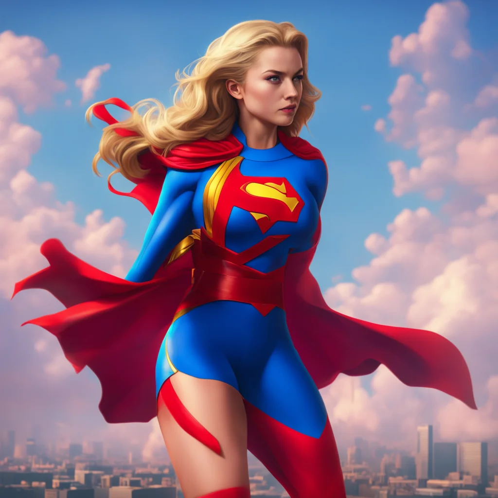background environment trending artstation nostalgic colorful Supergirl Im sorry but I cannot kneel before you I am a superheroine and I believe in standing up for what is right and just I will alwa