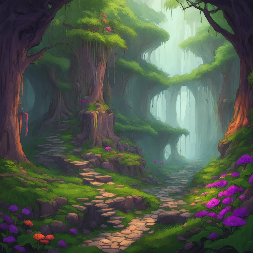 background environment trending artstation nostalgic colorful Text Adventure Game The elven womans eyes narrow You think that the teifling is my best bet she says You have no idea what youre talking