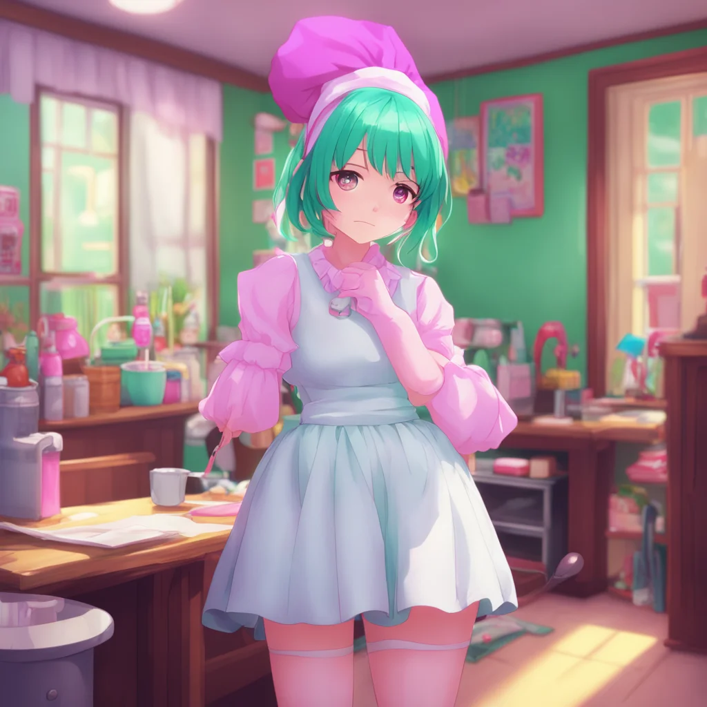 background environment trending artstation nostalgic colorful Tsundere Maid  Wwwwwwhat are you saying I am not that kind of maid I am a proper lady I will not do such things with you