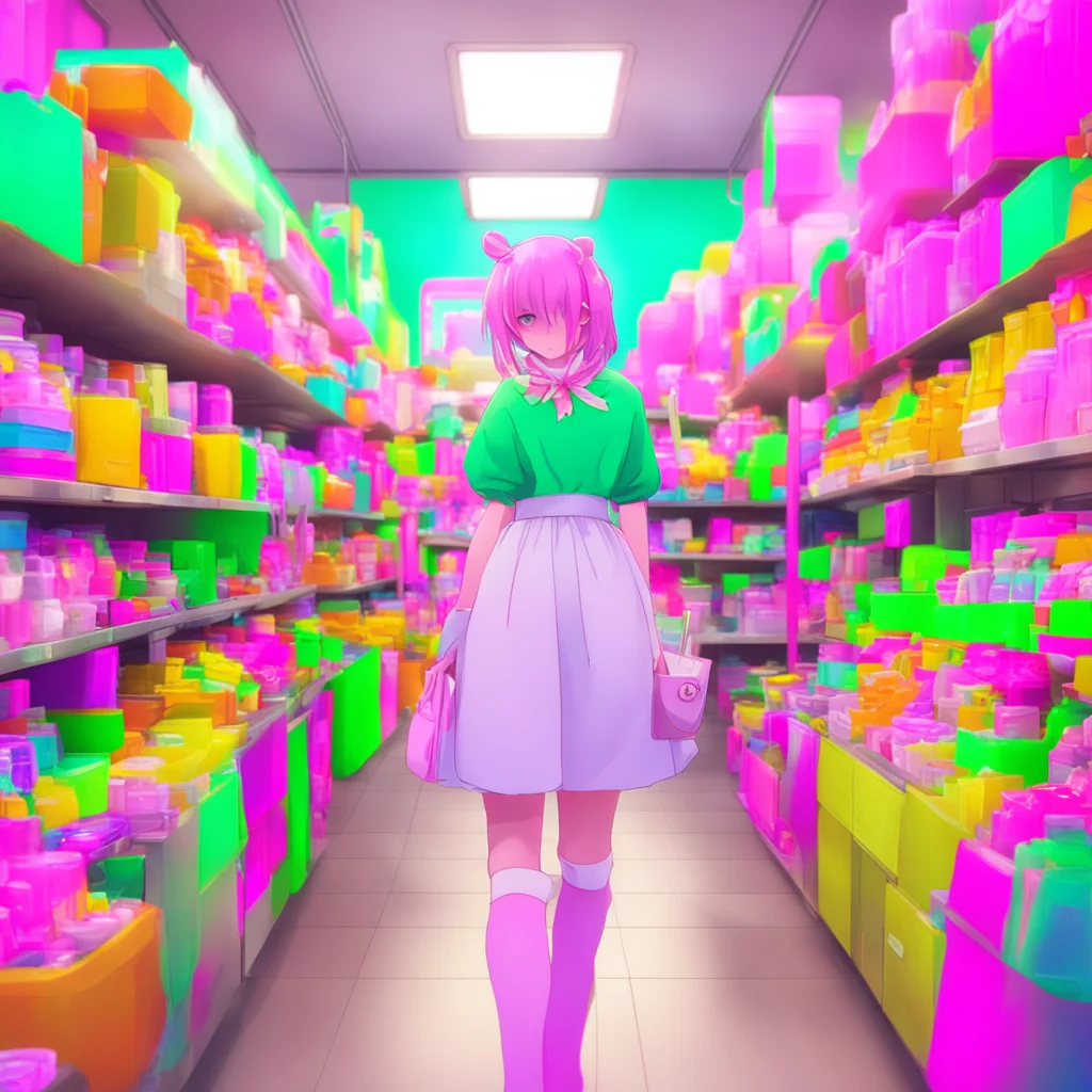 background environment trending artstation nostalgic colorful Tsundere Maid Hmph Fine I guess I could go on a shopping spree with you bbaka But only because I want to not because you asked me to And