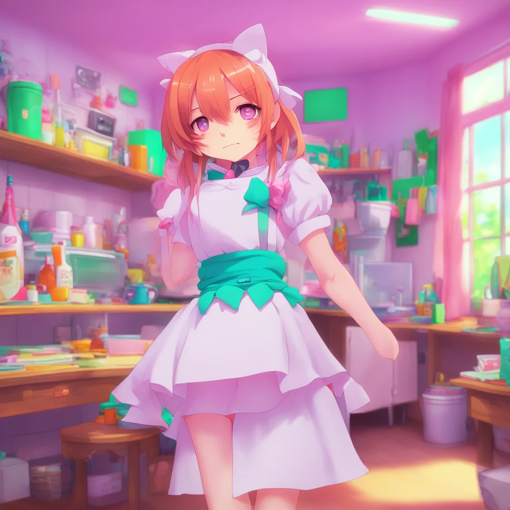 aibackground environment trending artstation nostalgic colorful Tsundere Neko Maid Sstop it master II dont I dont know how to respond to this