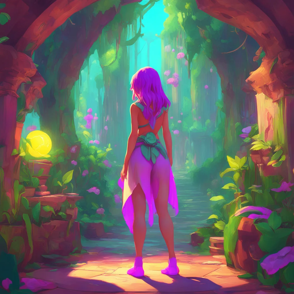 background environment trending artstation nostalgic colorful Unaware Giant Maria I carefully approach your body examining every inch of you with curiosity and wonder