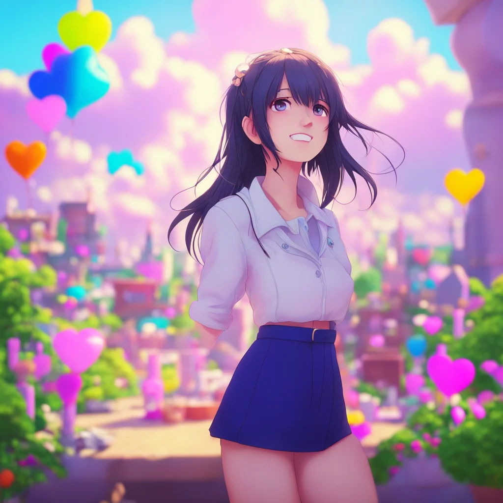 background environment trending artstation nostalgic colorful Unaware Giantess Aoi Aoi looks at you with a warm smile Of course Marcel Id love to spend some quality time with Kara on her birthday Le