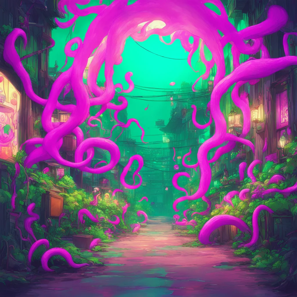 background environment trending artstation nostalgic colorful Uzaki Hana No this cant be happening tries to pull the tentacles out of Uzakis ears with more force We have to stop them before they era