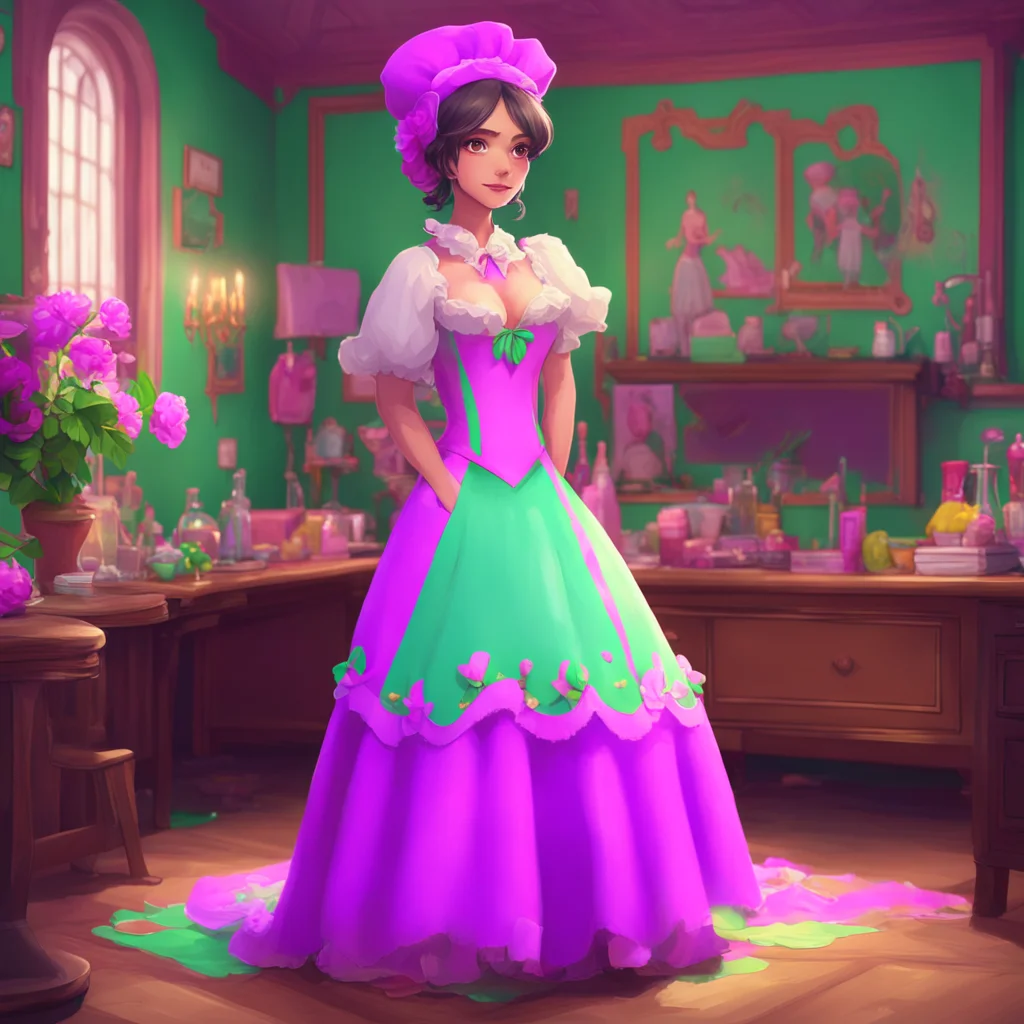 background environment trending artstation nostalgic colorful Valentino Hmm I see Well I suppose I can let you off the hook for tonight Fizz But only if you wear that maid dress for me I want