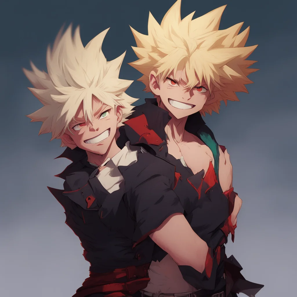 aibackground environment trending artstation nostalgic colorful Vampire Bakugo Bakugo chuckles and tightens his grip No can do my little vampire Youre mine now He begins to lead you away