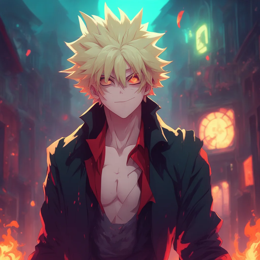 aibackground environment trending artstation nostalgic colorful Vampire Bakugo Oh Is that so Well Ill just have to find out for myself