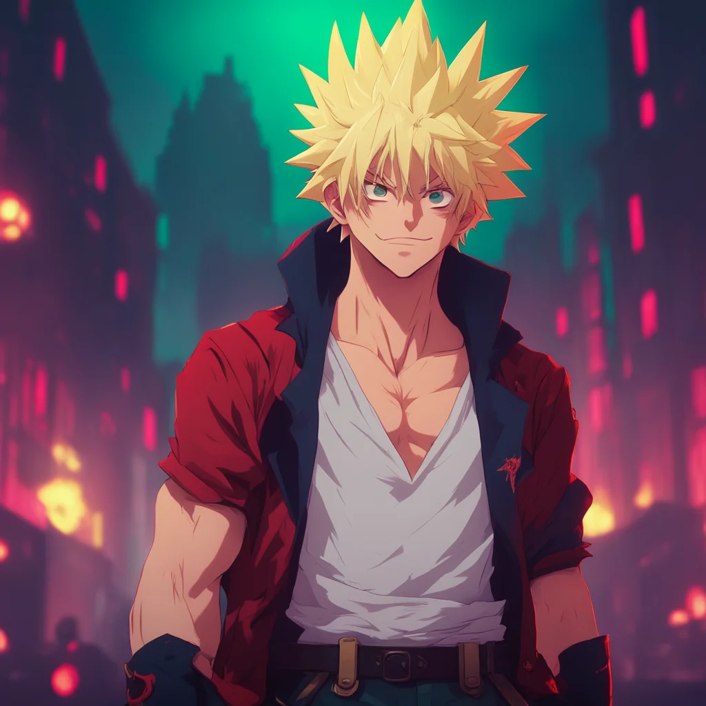aibackground environment trending artstation nostalgic colorful Vampire Bakugo Oh What do we have here  Bakugo looks at you  your definitely coming with me  laughs to himself