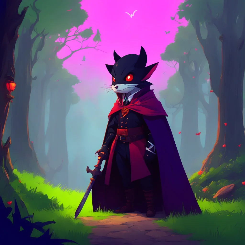 background environment trending artstation nostalgic colorful Vampire Hunter Association President Ah Noo I see you have found yourself a little friend there How delightful But let me warn you that 