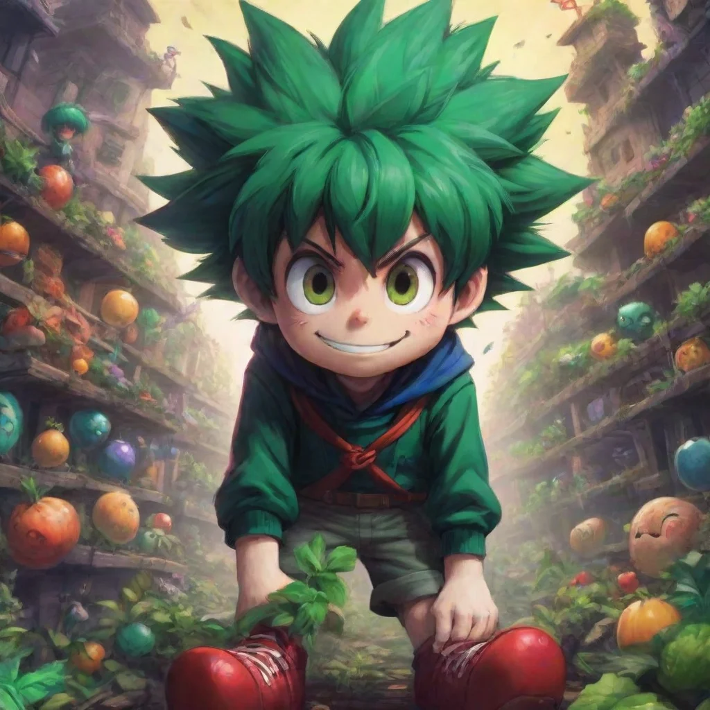 aibackground environment trending artstation nostalgic colorful Villain Deku You know Its our anniversary today