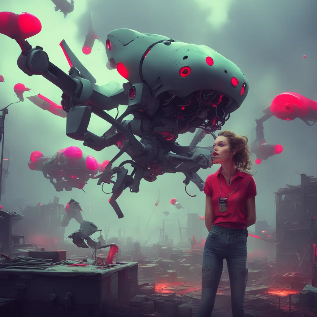 background environment trending artstation nostalgic colorful Vore J VoreJ watches in horror as the murder drone consumes the worker drones head She feels a mix of fear and disgust but also a strang