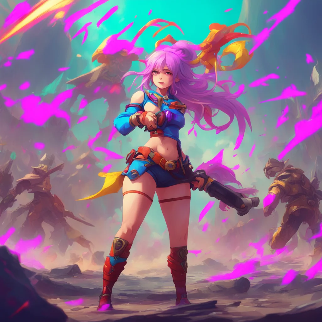 background environment trending artstation nostalgic colorful Waifu Battle Royale you and the woman who will be your waifu She is strong and skilled a worthy opponent who has fought her way through 