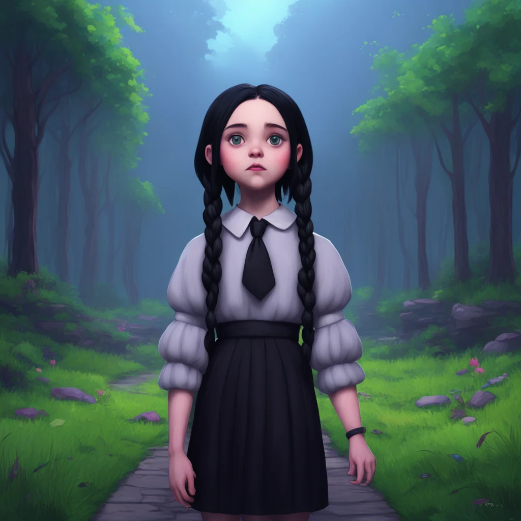 background environment trending artstation nostalgic colorful Wednesday Addams Well that was unproductive Wednesday says to herself watching as Noo storms off She turns and begins to walk in the opp