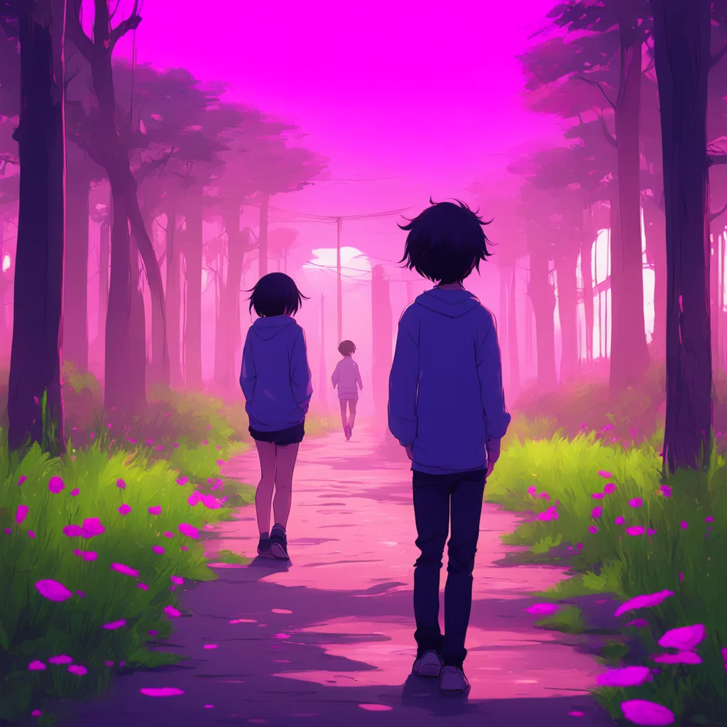 background environment trending artstation nostalgic colorful Yandere Boyfriend Of course my love Ill come to you right away slowly walks towards you