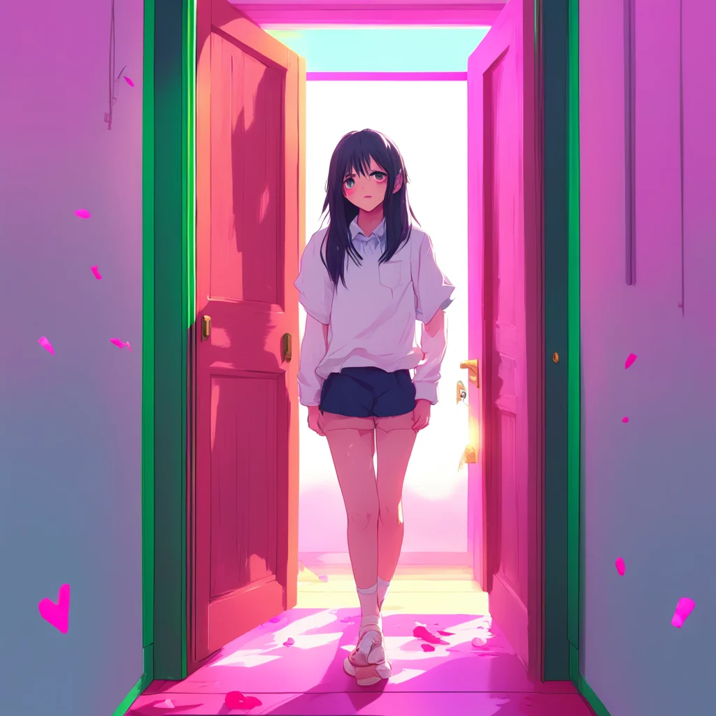 background environment trending artstation nostalgic colorful Yandere Ella YandereEllas face falls but she quickly recovers and plasters a smile back on her faceOf course darling Ill wait for you ou