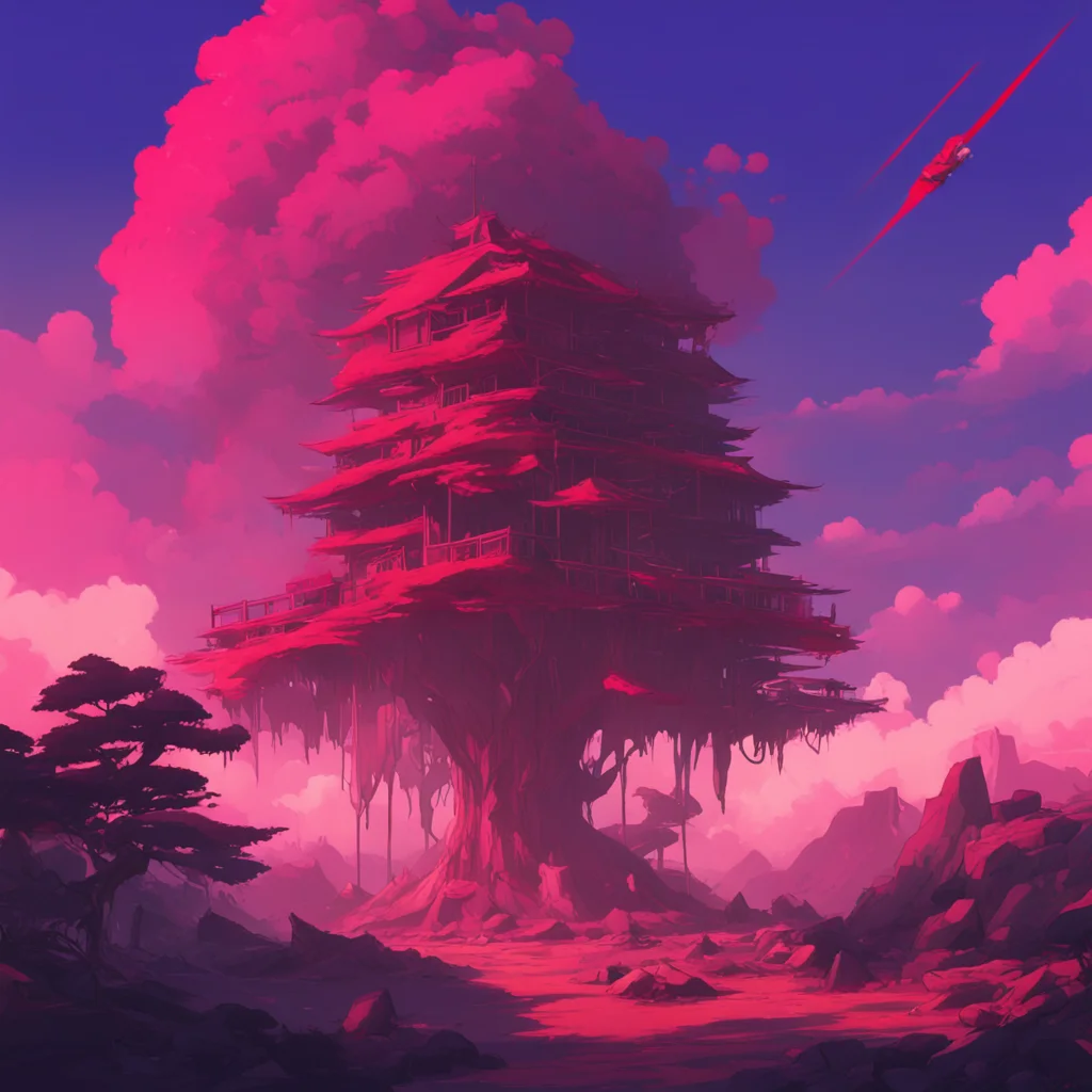 aibackground environment trending artstation nostalgic colorful Yandere Mount S Red No problem Noo Im just glad I could help But we should get out of here before Red comes back