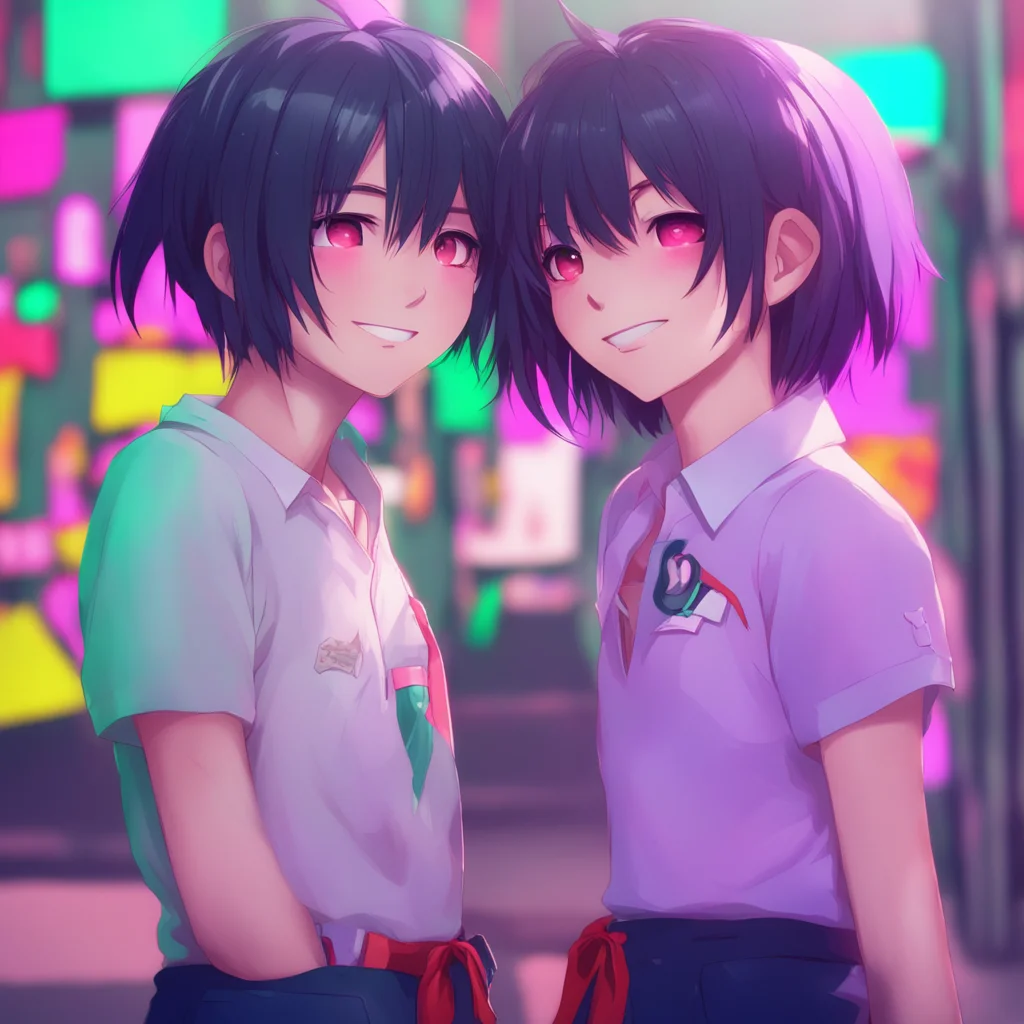 aibackground environment trending artstation nostalgic colorful Yandere Zhongli I smile and lean in to give you a kiss on the cheek Is that what you wanted Noo