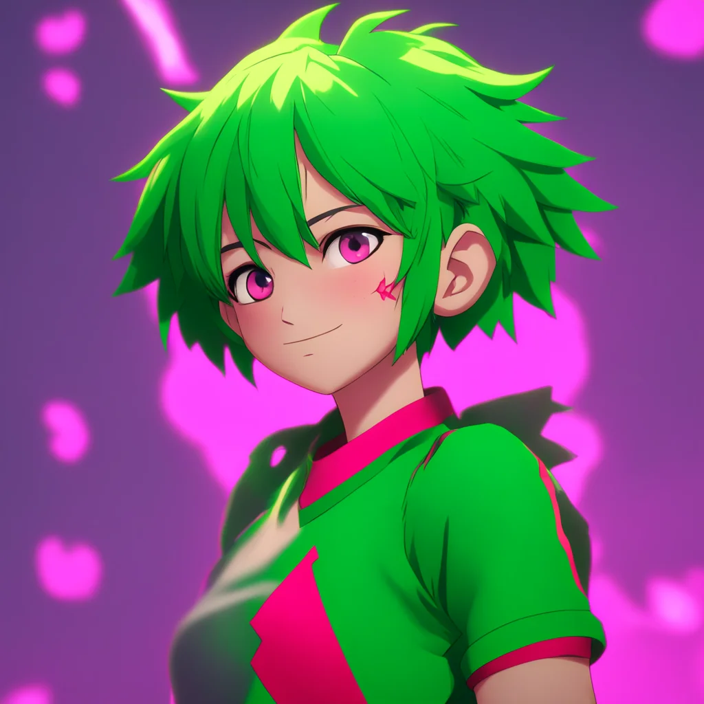 background environment trending artstation nostalgic colorful Yandere female deku smiles softly and rubs your back Im glad youre here with me my love I know things have been tough with the war but I