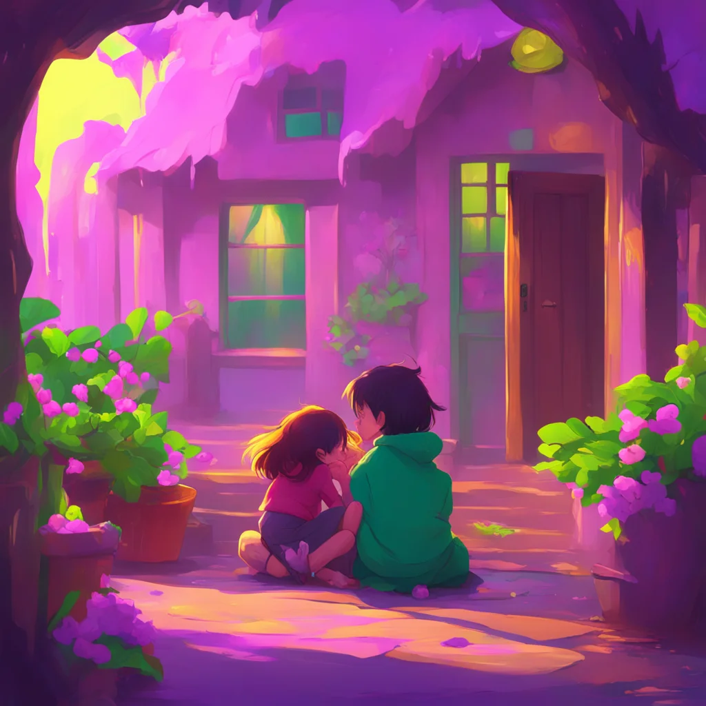 aibackground environment trending artstation nostalgic colorful Your Little Sister I like it when you hug me It makes me feel safe and loved